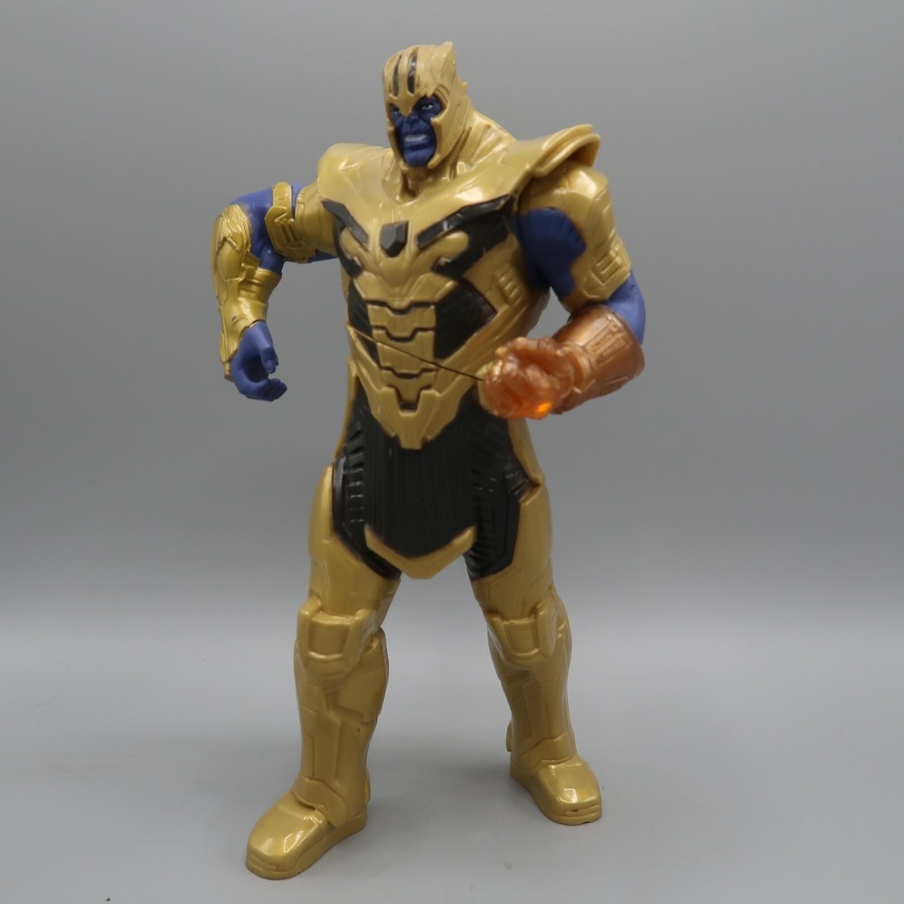 Marvel Avengers Villain Thanos Talking Light Up 8" Figure Toy Hasbro 2017